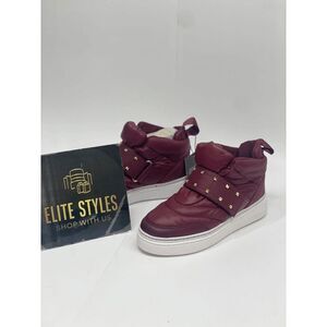 MICHAEL Michael Kors Women's Stirling High-Top Sneakers - Dark Berry 5.5M